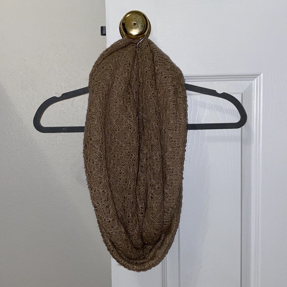 Tan Infinity Scarf - Picture 2 of 8